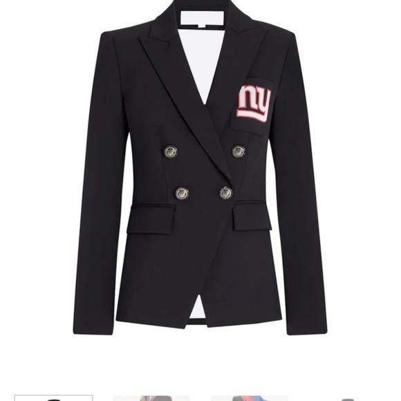 Veronica Beard x NFL Dickey Jacket Double-Breasted size 4 no hoodie - Picture 2 of 4
